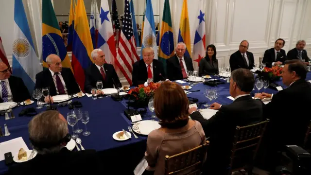 Trump oferece jantar a líderes da América Latina