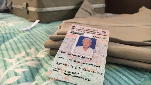 వరవరరావు ఓటరు ఐడీ కార్డు