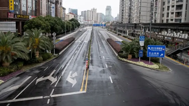 شارع في مدينة شنغهاي