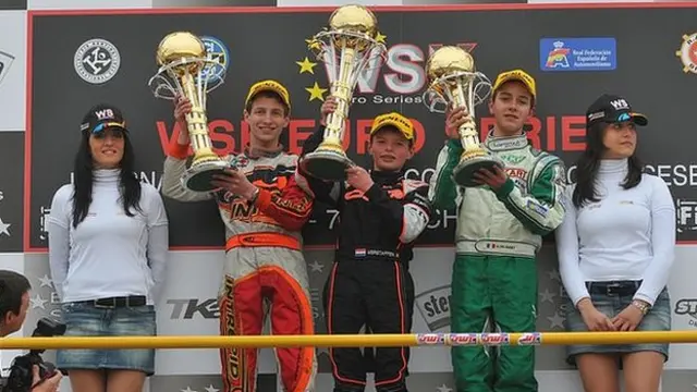 Max Verstappen, pictured in March 2010, aged 12