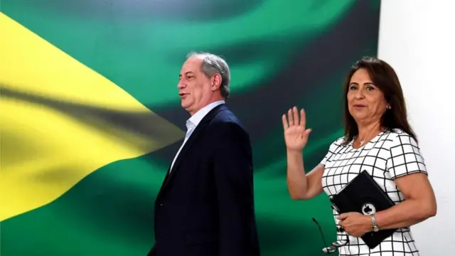 Kátia Abreu e Ciro Gomes