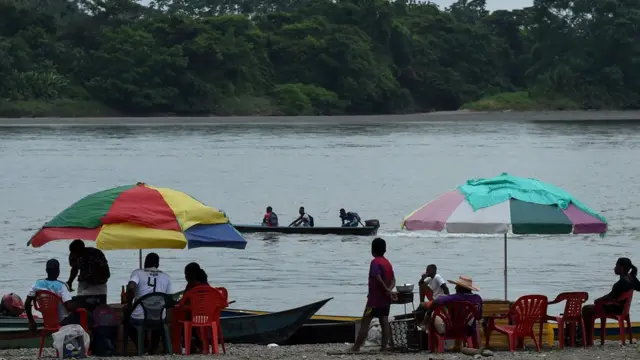 Río Mira, en Colombia