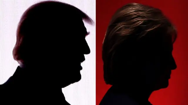 Профили Клинтон и Трампа