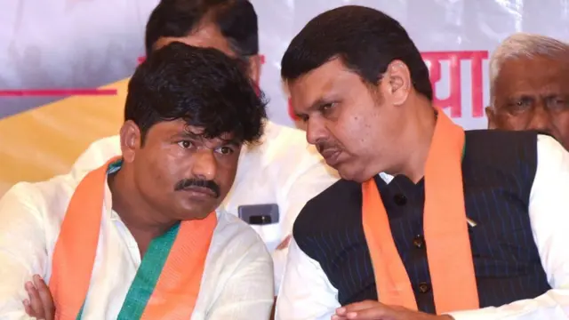 દેવેન્દ્ર ફડણવીસ સથે ગોપીચંદ પાડલકર