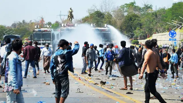 ဖေဖေါ်ဝါရီ ၉ ရက်နေ့က နေပြည်တော်ဆန္ဒပြပွဲ