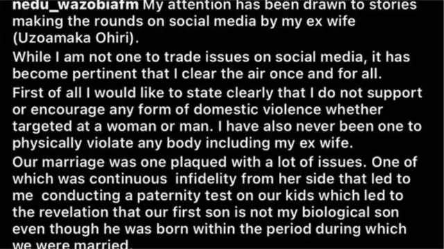 Aworan oro ti Nedu fi sori ayelujara