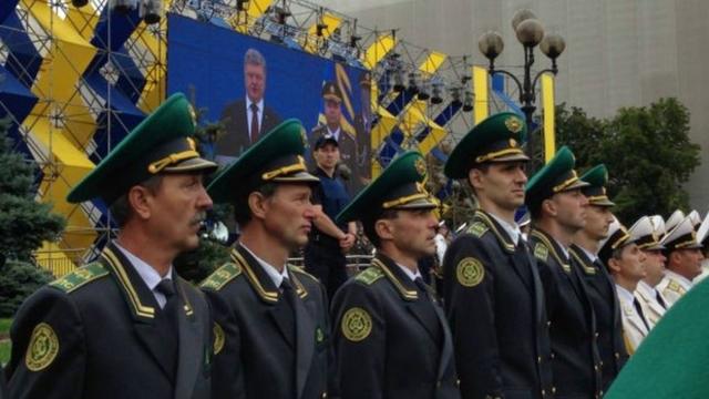 Войска украины на параде