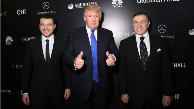 Дональд Трамп встречался с Арасом и Эмином Агаларовыми во время конкурса Мисс Вселенная 2013