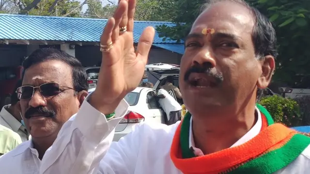 புதுச்சேரி நியமன சட்டமன்ற உறுப்பினரும், பாஜக மாநில தலைவருமான சாமிநாதன்