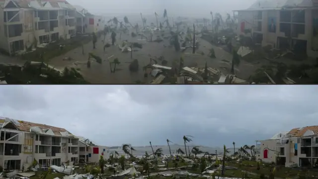 Irma, badai, Karibia