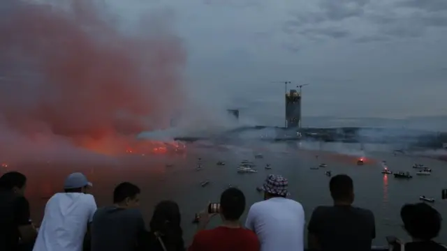 Crvena zvezda, proslava titule, navijači Zvezde, Delije