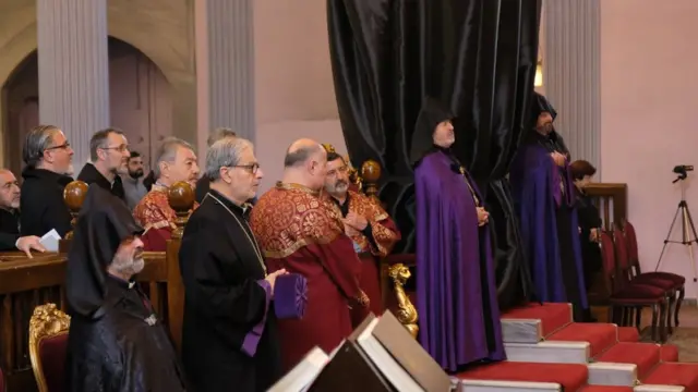 İstanbul Erməni Patrikliyi, Kumkapı Meryem Ana Katedralında anma ayini, 24 aprel, 2019.