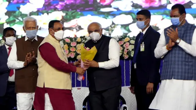 સુશાસન સપ્તાહ સમારોહમાં વિજય રૂપાણી, ભૂપેન્દ્ર પટેલ, વજુભાઈ વાળા અને જિતુ વાઘાણી