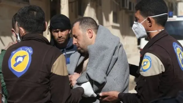 सीरिया हमले में घायल