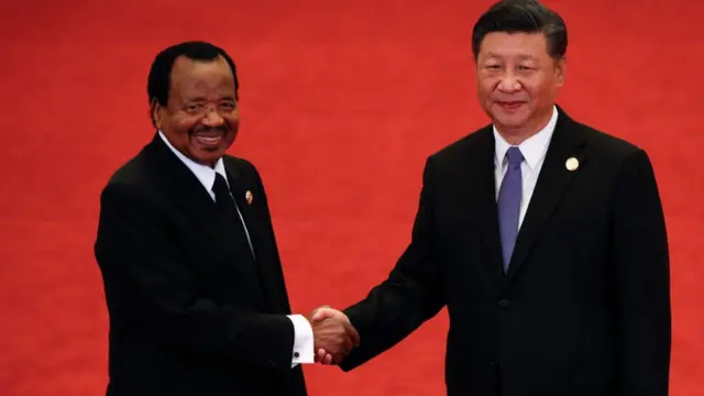 Cameroon Presido and China presido Xi Jinping