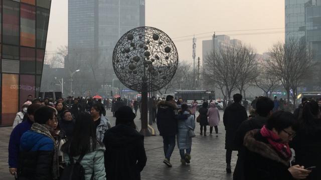 Pedestrespokerstarsmeio à nuvempokerstarspoluiçãopokerstarsPequim