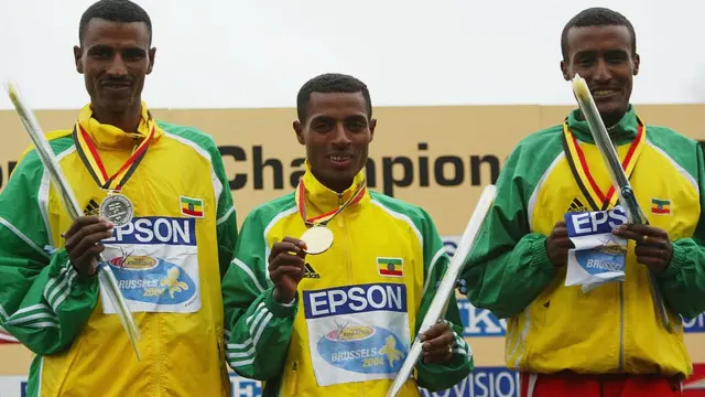 ኣትሌት ገ/እግዚኣብሄር ገ/ማርያም ምስ ጋንትኡ ምስ ተዓወተ