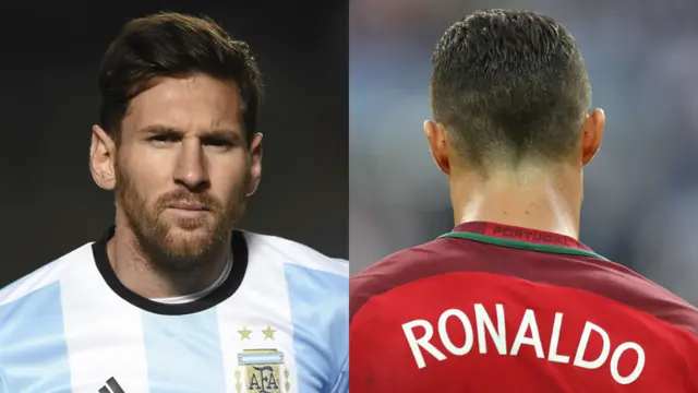 Messi y Cristiano