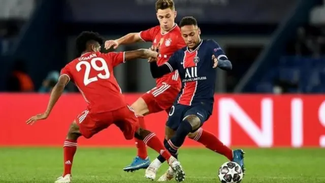 Neymar a karawar PSG da Bayern Munich
