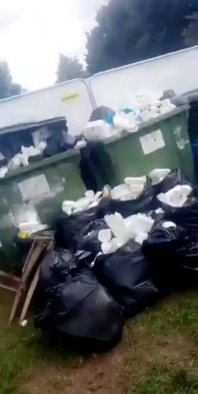 Мигранты прислали Русской службе Би-би-си кадры изнутри мест расселения