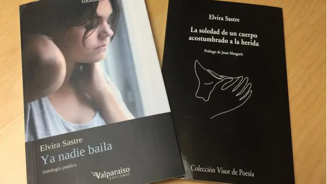 Libros "Ya nadie baila" y "La soledad de un cuerpo acostumbrado a la herida", de Elvira Sastre