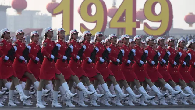 Парад в Пекине 1 октября 2019 года