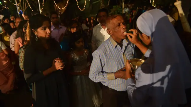 Праздничная месса в Коломбо