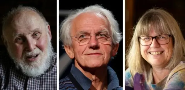 Arthur Ashkin, Gerard Mourou y Donna Strickland