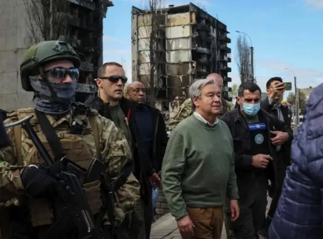 ኣብ ዩክረይን ምብጻሕ ዘካይድ ዘሎ ዋና ጸሓፊ ሕቡራት ሃገራት፡ ኣንቶንዩ ጉተረዝ