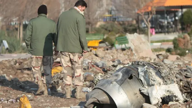 Место авиакатастрофы