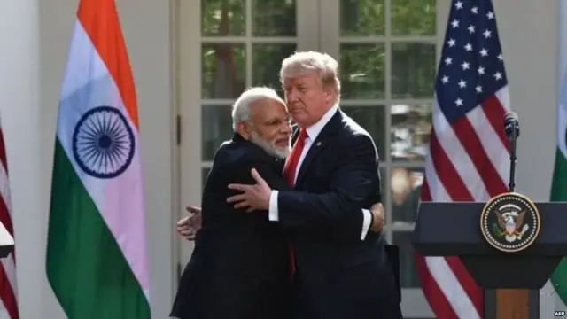 डोनाल्ड ट्रंप - नरेंद्र मोदी