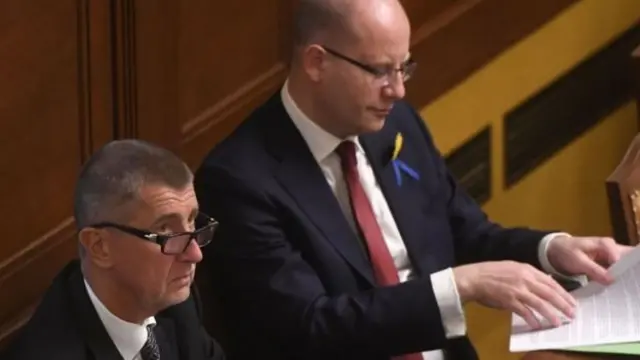 Колишній очільник уряду Богуслав Соботка та пан Бабіш