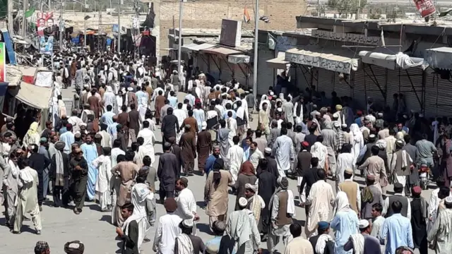 لیویز اہلکاروں کے قتل کے خلاف احتجاج،