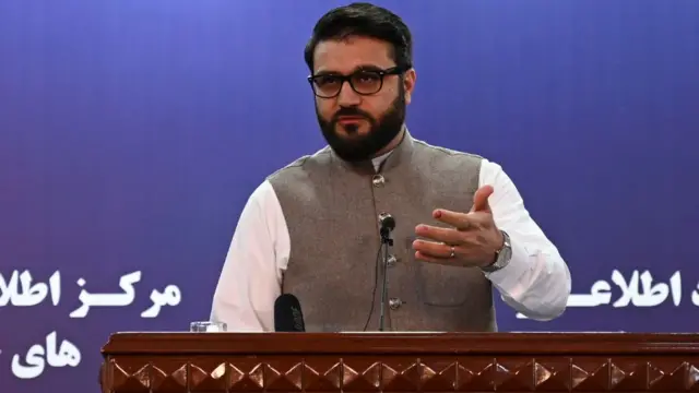 अफ़ग़ानिस्तान के राष्ट्रीय सुरक्षा सलाहकार हमदुल्लाह मोहिब