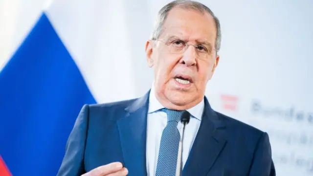 El ministro de Relaciones Exteriores de Rusia, Sergei Lavrov.