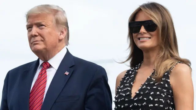 ડોનાલ્ડ ટ્રમ્પ અને મૅલેનિયા ટ્રમ્પ
