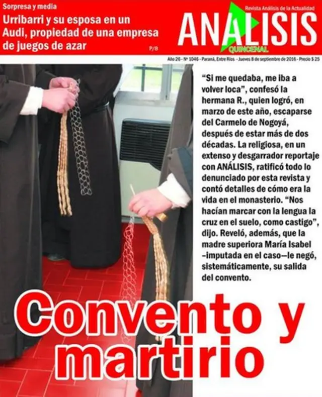 Portada revista Análisis