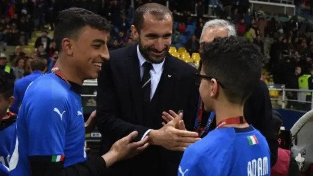 Adam iyo Ramy ayaa la kulmay kabtanka xulka qaranka Talyaaniga