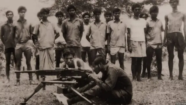 પ્રશિક્ષણ લેતા મુક્તિવાહિનીના સૈનિકો