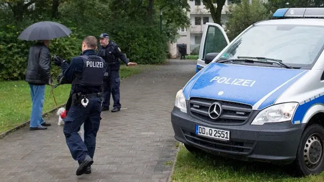 Хемниц, полицейская операция