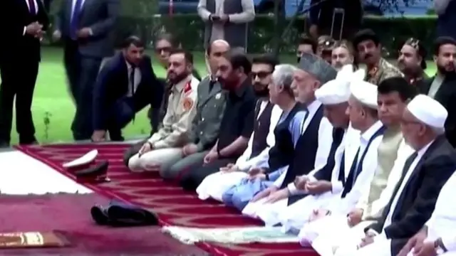 Many of the worshippers appeared frightened and unsure what to do when they heard explosions.