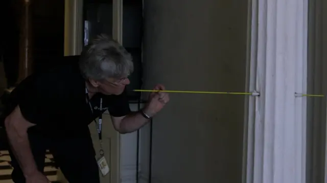 Forensic expert Andre Horne at work