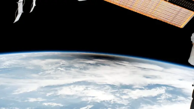 Вид на Землю с борта МКС