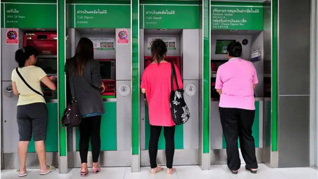 คนกดเงิน