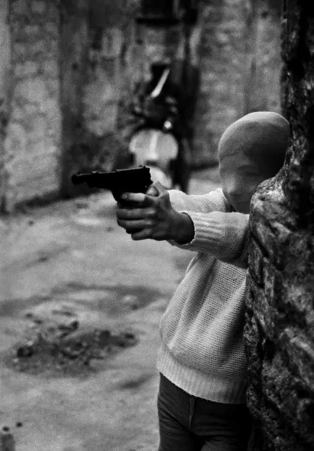 Near Santa Chiara Church, the killer's game, Palermo, 1982