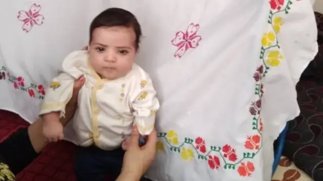 Sohail soon after being born