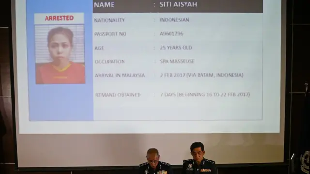 Korea, Kim Jong-Nam, Malaysia, Siti Aisyah
