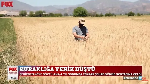 شبکه‌های خبری ترکیه اغلب بر تاثیرات خشکسالی روی کشاورزی تمرکز دارند