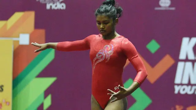 தீபா கர்மாகரைப் போன்றே நான்கு தங்கப் பதக்கங்களை வென்ற ஜிம்னாஸ்ட் பிரியங்கா