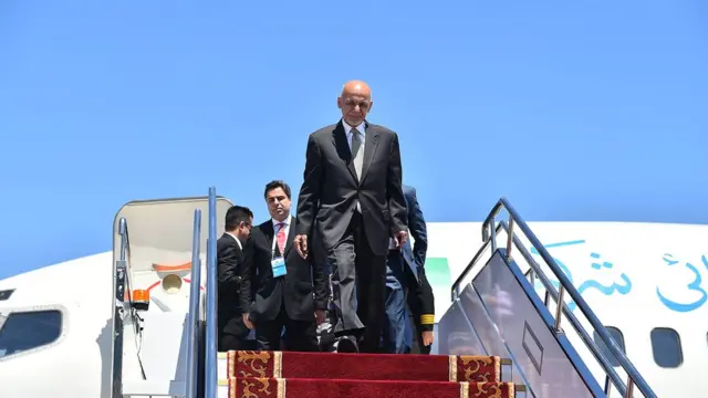 Ооганстан Ислам Республикасынын президенти Мохаммад Ашраф Ганини вице-премьер-министр Замирбек Аскаров тосуп алды